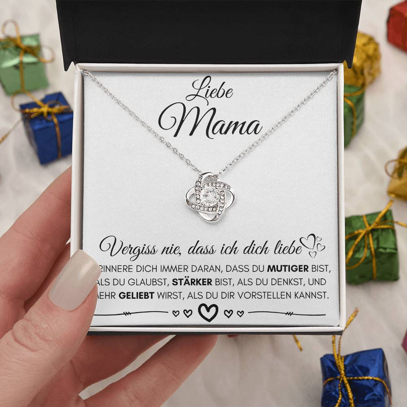 Liebe Mama "Erinnere Dich" - Knot Halskette