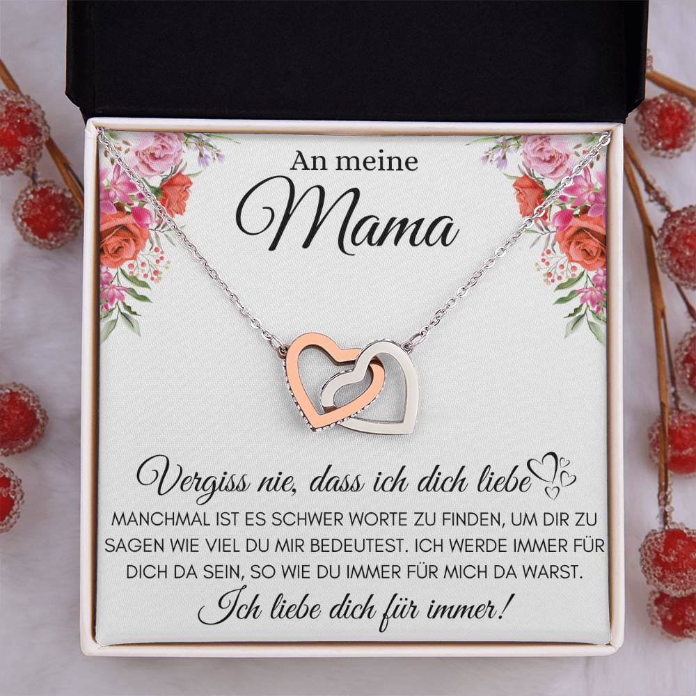 Mama - Ich liebe dich für immer! - Herzenkette