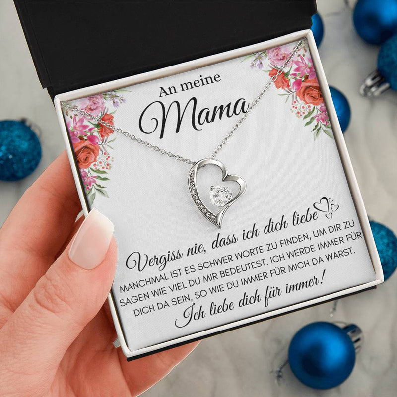 Mama - Ich liebe dich für immer! - Herzkette
