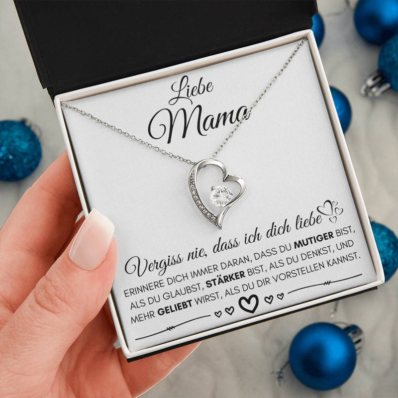 Liebe Mama "Erinnere Dich" - Herzkette