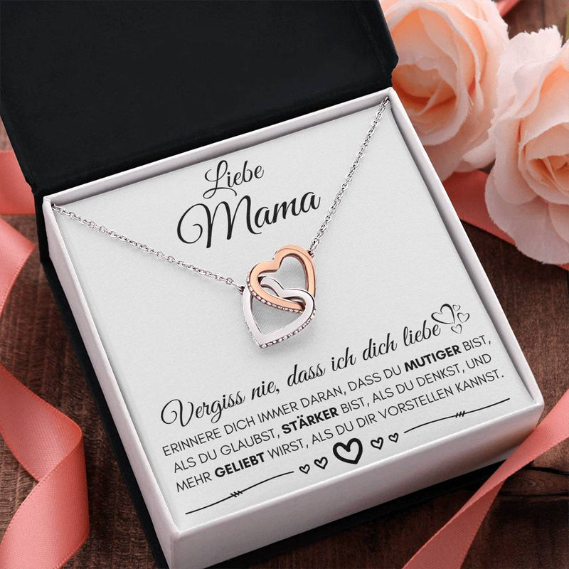 Liebe Mama "Erinnere Dich" - Herzenkette