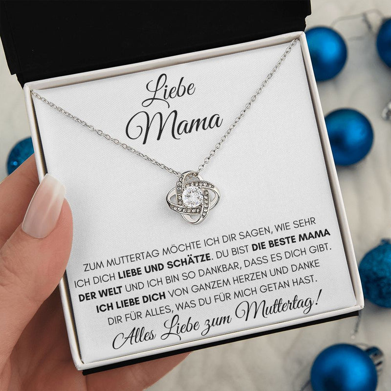 Alles Liebe zum Muttertag - Love Knot Halskette
