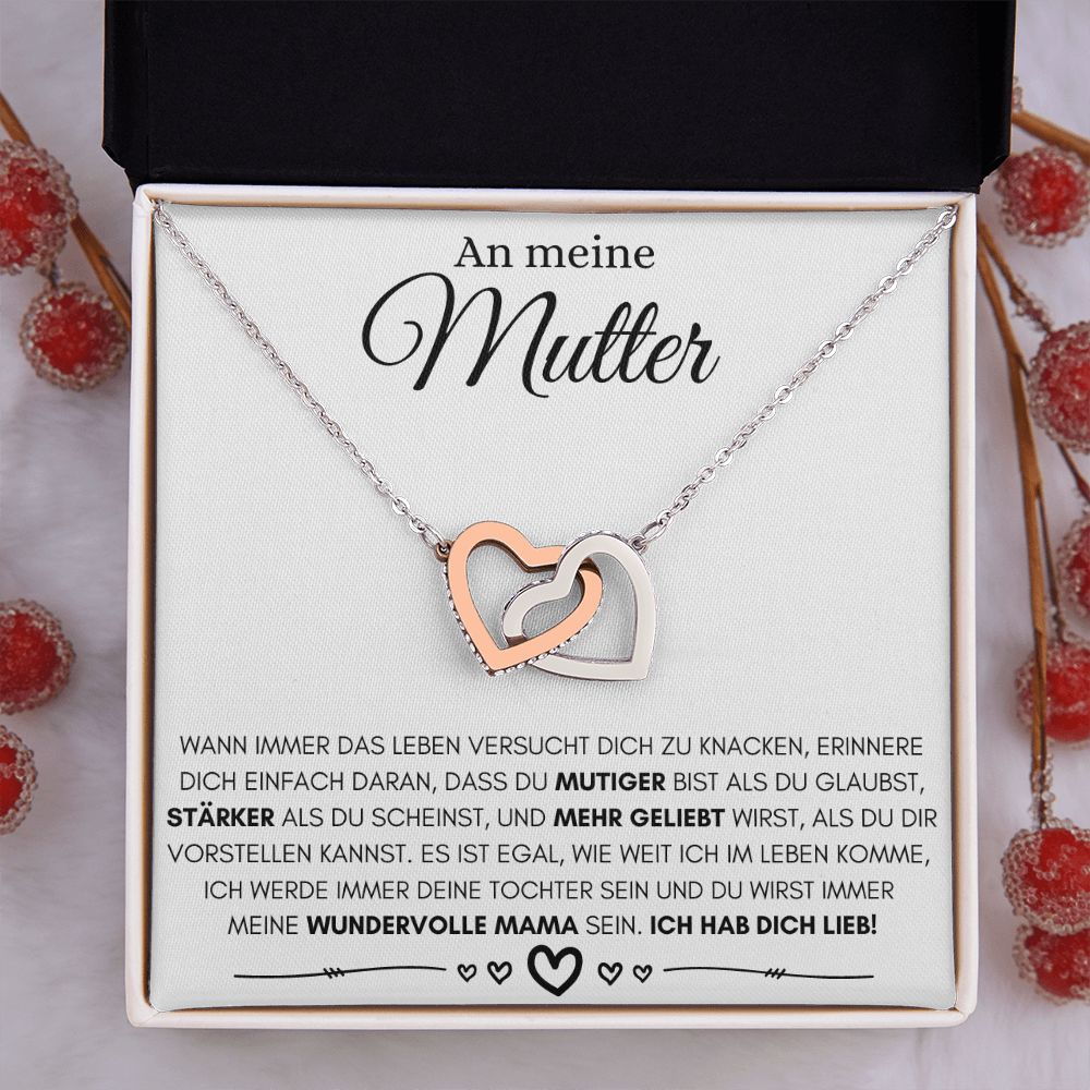 Wundervolle Mama - Herzenkette