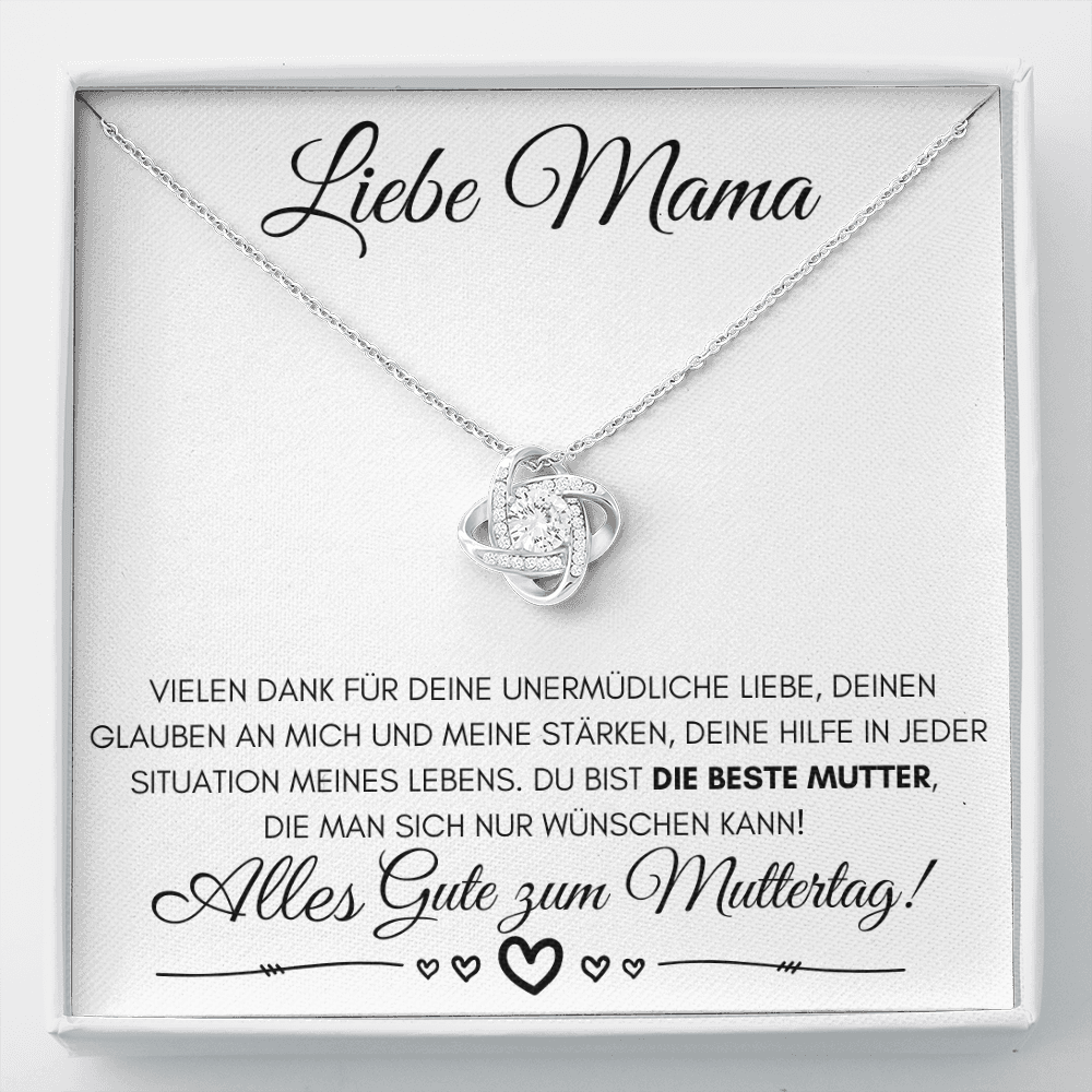 Love Knot Halskette - Alles Gute zum Muttertag!