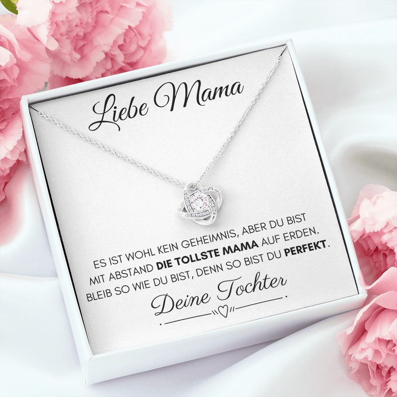 Love Knot Halskette - Die Tollste Mama